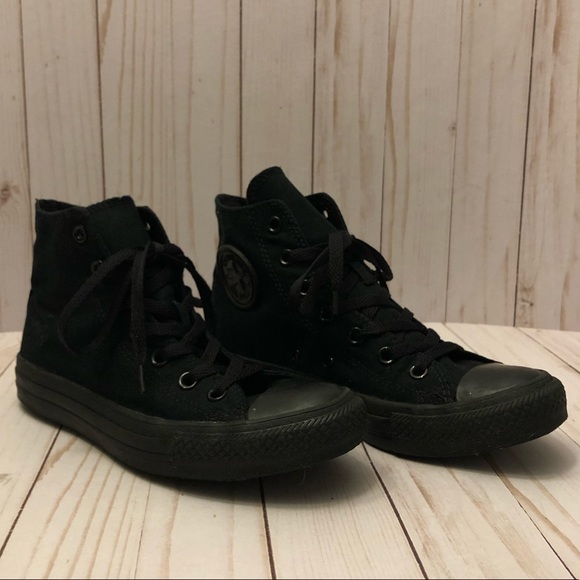 Converse Other - Black Hi Top Converse Mens 6 Women’s 8
